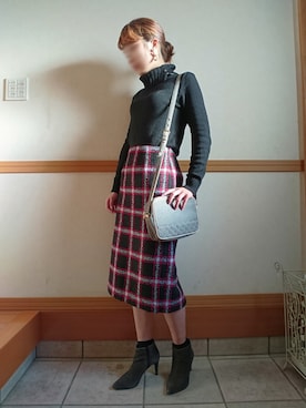 「CLATHAS（クレイサス）のアイテム」を使った、kiさん（レディース・159cm）の秋コーディネート