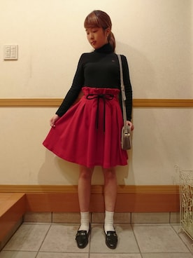 「CLATHAS（クレイサス）のアイテム」を使った、kiさん（レディース・159cm）の秋コーディネート