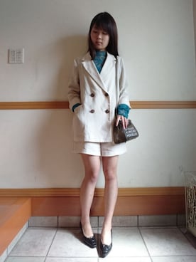 「madder vintage」｜「アイテム（その他）」を使った、kiさん（レディース・159cm）の春コーディネート