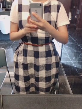 「prit（プリット）のアイテム（ワンピース/ドレス）」を使った、hanaさん（レディース・156cm）の秋コーディネート