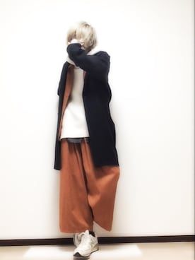 「NEONSIGN（ネオンサイン）のアイテム（その他アウター）」を使った、△◯【WEARカラオケ・クレゲ部】さん（メンズ・173cm）の冬コーディネート