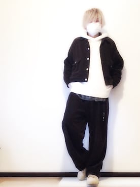 「YEAH RIGHT!!（イェーライト）のアイテム（モッズコート）」を使った、△◯【WEARカラオケ・クレゲ部】さん（メンズ・173cm）の冬コーディネート