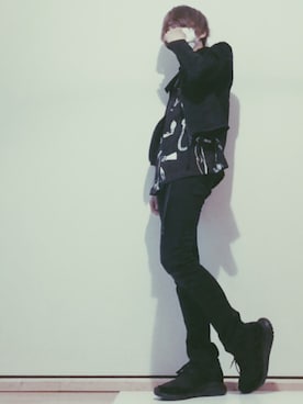 「アイテム（スマホグッズ）」を使った、△◯【WEARカラオケ・クレゲ部】さん（メンズ・173cm）の春コーディネート