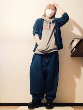 「my beautiful landlet（マイビューティフルランドレット）のアイテム（デニムジャケット）」を使った、△◯【WEARカラオケ・クレゲ部】さん（メンズ・173cm）の春コーディネート