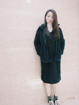 「working style」｜「アイテム（ブルゾン）」を使った、Yukariveraさん（レディース・166cm）の春コーディネート