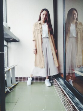 「working style」｜「アイテム（アンサンブル）」を使った、Yukariveraさん（レディース・166cm）の春コーディネート