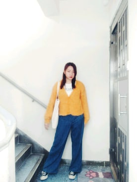 「working style」｜「アイテム（ブルゾン）」を使った、Yukariveraさん（レディース・166cm）の秋コーディネート