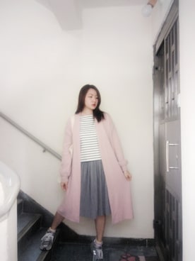 「working style」｜「アイテム（ダッフルコート）」を使った、Yukariveraさん（レディース・166cm）の秋コーディネート