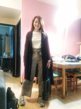「business casual」｜「アイテム（パンツ）」を使った、Yukariveraさん（レディース・166cm）の秋コーディネート