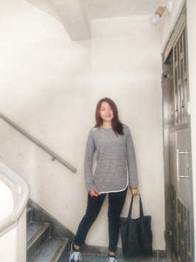 「working style」｜「アイテム（スリッポン）」を使った、Yukariveraさん（レディース・166cm）の秋コーディネート
