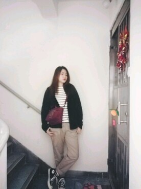 「working style」｜「アイテム（モッズコート）」を使った、Yukariveraさん（レディース・166cm）の春コーディネート