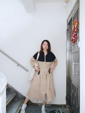 「working style」｜「アイテム（トレンチコート）」を使った、Yukariveraさん（レディース・166cm）の夏コーディネート