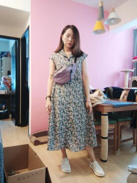 「腰包」｜Yukariveraさん（レディース・166cm）の夏コーディネート