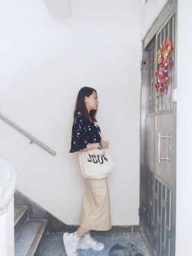 「working style」｜「アイテム（アンサンブル）」を使った、Yukariveraさん（レディース・166cm）の夏コーディネート
