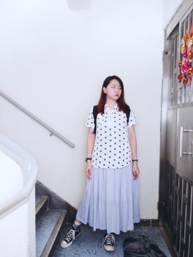 「棉麻」｜Yukariveraさん（レディース・166cm）の秋コーディネート