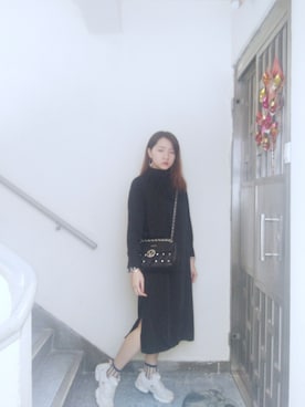 「working style」｜「アイテム（シャツワンピース）」を使った、Yukariveraさん（レディース・166cm）の秋コーディネート