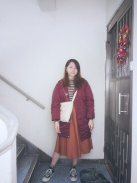 「working style」｜「アイテム（その他シューズ）」を使った、Yukariveraさん（レディース・166cm）の冬コーディネート