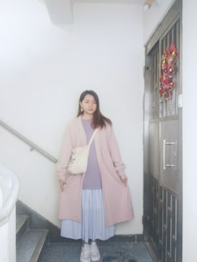 「working style」｜「アイテム（ダッフルコート）」を使った、Yukariveraさん（レディース・166cm）の冬コーディネート