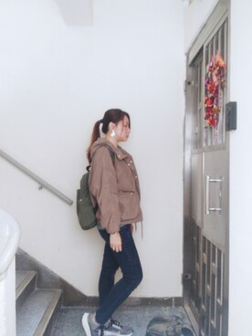 「working style」｜「アイテム（トレンチコート）」を使った、Yukariveraさん（レディース・166cm）の春コーディネート
