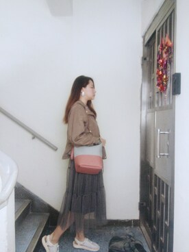 「working style」｜「アイテム（トレンチコート）」を使った、Yukariveraさん（レディース・166cm）の春コーディネート