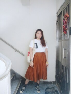 「working style」｜「アイテム（その他シューズ）」を使った、Yukariveraさん（レディース・166cm）の夏コーディネート