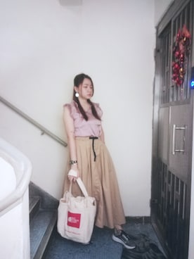 「lady」｜「アイテム（アクセサリー）」を使った、Yukariveraさん（レディース・166cm）の夏コーディネート