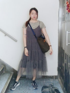 「Aug 2019」｜Yukariveraさん（レディース・166cm）の夏コーディネート
