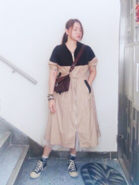 「working style」｜「アイテム（トレンチコート）」を使った、Yukariveraさん（レディース・166cm）の秋コーディネート