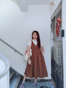 「earthtone」｜Yukariveraさん（レディース・166cm）の秋コーディネート