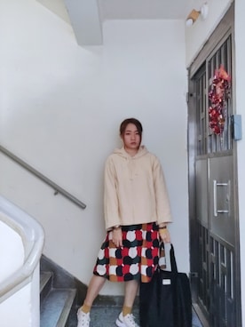 「ESPRIT（エスプリ）のアイテム（バッグ）」を使った、Yukariveraさん（レディース・166cm）の冬コーディネート