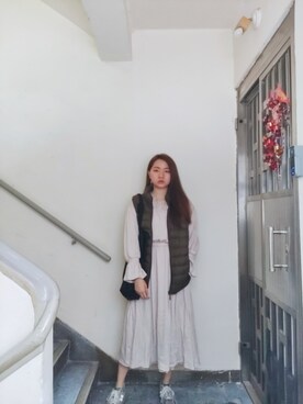 「ESPRIT（エスプリ）のアイテム（バッグ）」を使った、Yukariveraさん（レディース・166cm）の冬コーディネート