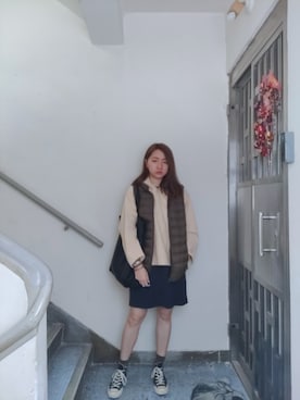 「working style」｜「アイテム（その他シューズ）」を使った、Yukariveraさん（レディース・166cm）の冬コーディネート