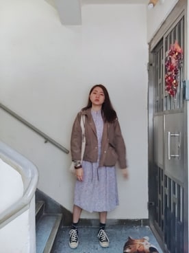 「working style」｜「アイテム（トレンチコート）」を使った、Yukariveraさん（レディース・166cm）の冬コーディネート
