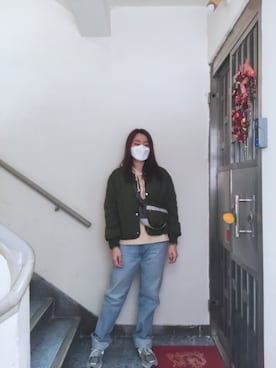 「earthtone」｜Yukariveraさん（レディース・166cm）の冬コーディネート