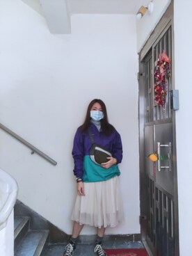 「working style」｜「アイテム（トレンチコート）」を使った、Yukariveraさん（レディース・166cm）の冬コーディネート