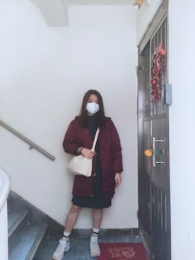 「working style」｜「アイテム（ナイロンジャケット）」を使った、Yukariveraさん（レディース・166cm）の冬コーディネート