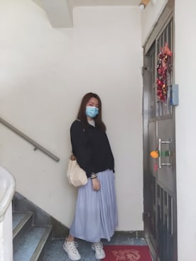「working style」｜「アイテム（トレンチコート）」を使った、Yukariveraさん（レディース・166cm）の冬コーディネート