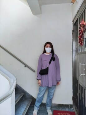 「boyfriend style」｜Yukariveraさん（レディース・166cm）の冬コーディネート