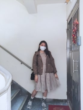 「initial（イニシャル）のアイテム（ワンピース/ドレス）」を使った、Yukariveraさん（レディース・166cm）の春コーディネート