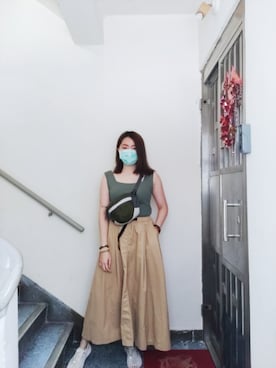 「earthtone」｜Yukariveraさん（レディース・166cm）の春コーディネート