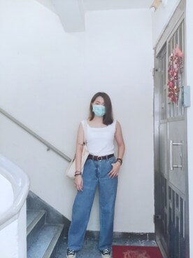 「working style」｜「アイテム（その他シューズ）」を使った、Yukariveraさん（レディース・166cm）の春コーディネート