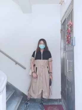 「working style」｜「アイテム（トレンチコート）」を使った、Yukariveraさん（レディース・166cm）の春コーディネート