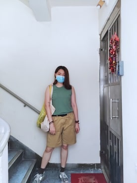 「boyfriend style」｜Yukariveraさん（レディース・166cm）の夏コーディネート