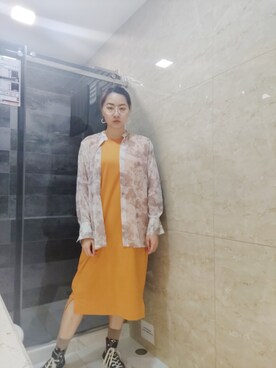 「working style」｜「アイテム（その他シューズ）」を使った、Yukariveraさん（レディース・166cm）の夏コーディネート