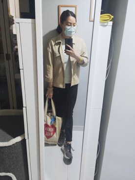 「working style」｜「アイテム（ブルゾン）」を使った、Yukariveraさん（レディース・166cm）の秋コーディネート