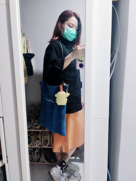 「working style」｜「アイテム（その他アウター）」を使った、Yukariveraさん（レディース・166cm）の冬コーディネート