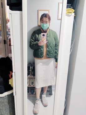 「working style」｜「アイテム（ブルゾン）」を使った、Yukariveraさん（レディース・166cm）の冬コーディネート