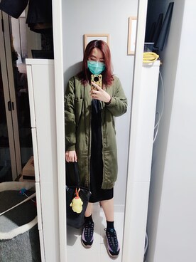 「rainy」｜Yukariveraさん（レディース・166cm）の冬コーディネート