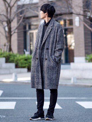 Kohei Midorikawa使用「SOCIAL WEAR（サテンストレッチスキニーパンツ）」的時尚穿搭