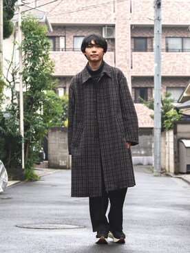 Kohei Midorikawa(TokyoTshirt.st)｜CLANEのステンカラーコートを使っ ...